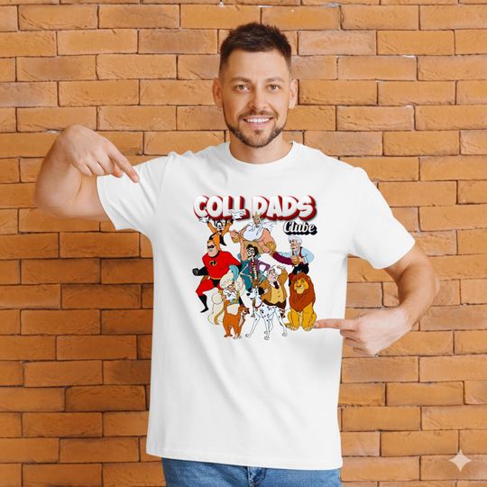 Discover Disney Cool Dad Clubs shirt, Father's Day Gift, Custom Daddy Son tees, Best Dad Ever, Goofy Mufasa King Triton, Grandpas tee