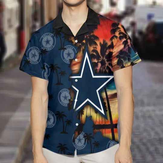 Discover Dallas Football Team Cowboyss Summer Hawaiian Shirt, Unisex Adult, Size S-5XL