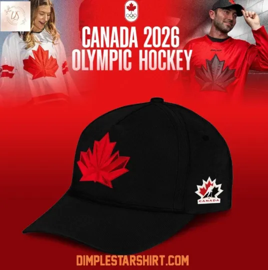 Discover Canada Olympic Hockey 2026 Baseball Cap Black