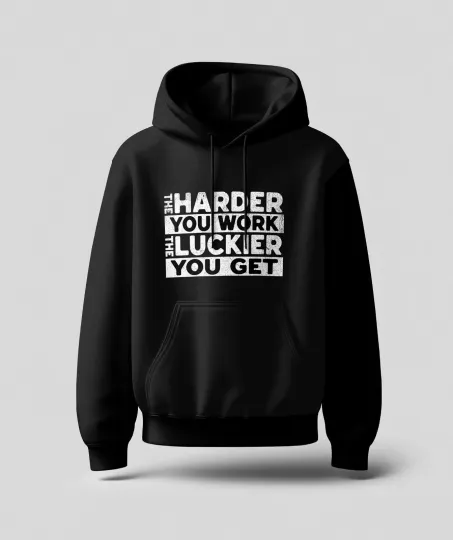 Discover Work Hard Hoodie for Men and Women