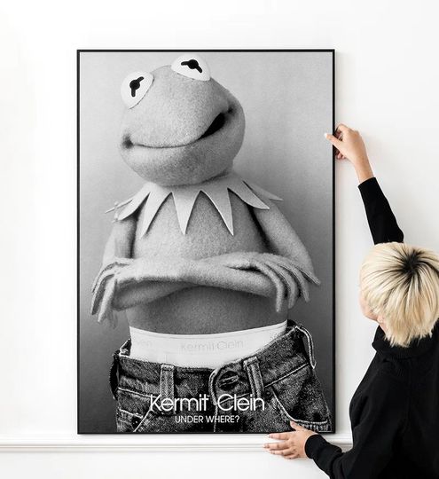 Discover The Muppets Kermit Clein TV Show Poster High Quality Print Photo Wall Art Cloth Poster