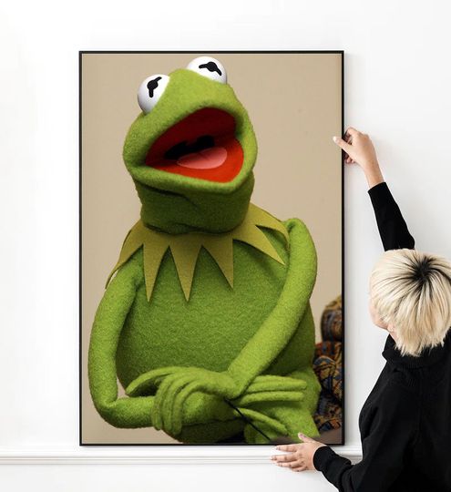 Discover K the frog Fictional Character Poster High Quality Print Photo Wall Art Cloth Multi size