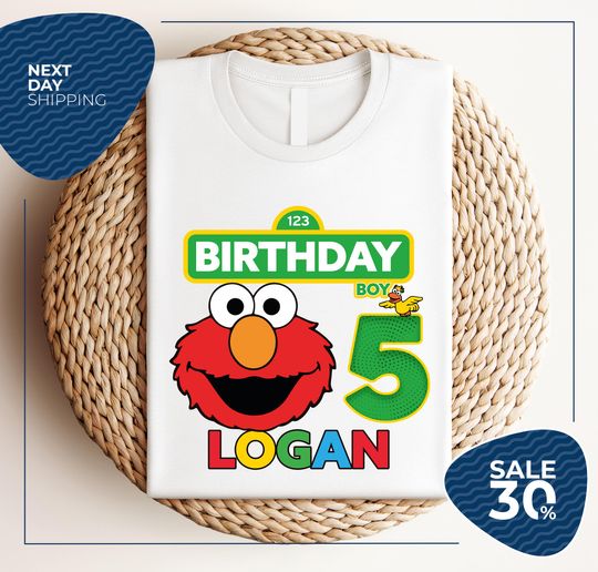Sesame Street Birthday Family Custom Shirt | Sesame Street Custom Birthday t shirt | Personalized Toddler tee | Family Matching Birthday tee