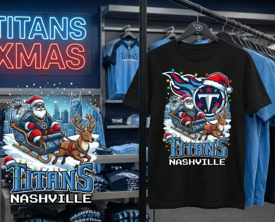 Discover Tennessee Titans Football Team T-Shirt, Christmas Holiday Gift