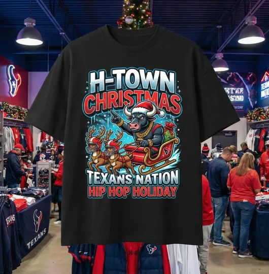 Discover Houston Texans Football Team Christmas T-Shirt