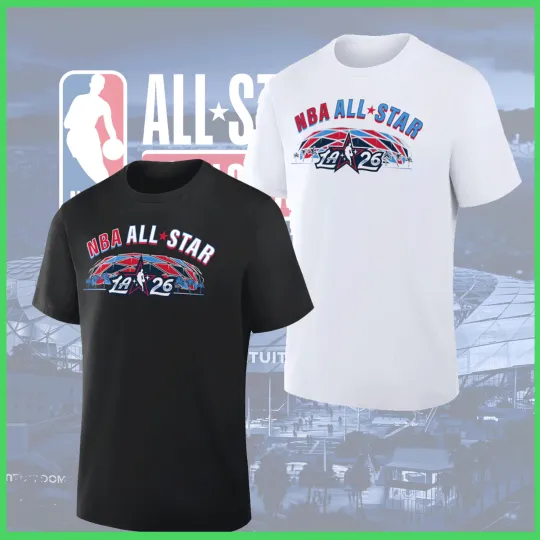 Discover 2026 NBA All-Star Game Pattern T-Shirt