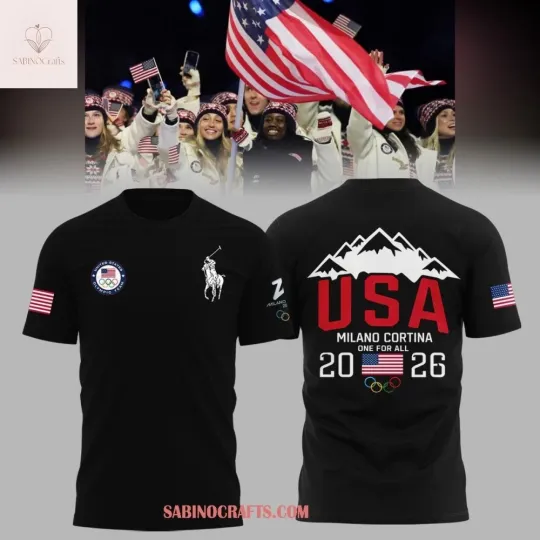 Discover USA 2026 Olympic Milano Cortina 3D T-Shirt