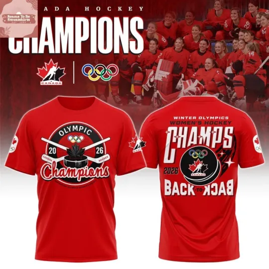 Canada Women’s Hockey 2026 Winter Olympics 3D T-Shirt