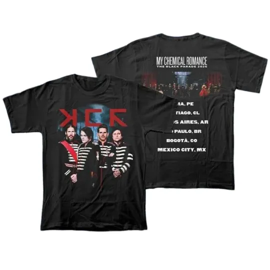My Chemical Romance The Black Parade 2026 Tour South America T-Shirt