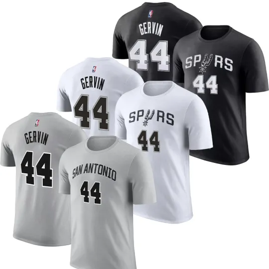 Discover Vintage George Gervin #44 San Antonio Sp.urs Player Name & Number for Fan