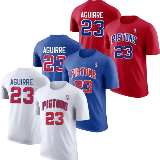 Discover Vintage Mark Aguirre #23 Detroit Pist0ns Player Name & Number for Fans