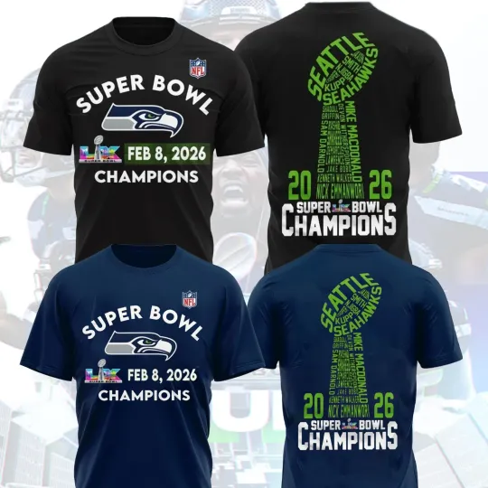 Discover It's Our Time, Celebrate Seattle Seahawk Super B.owl LX 2025-26 Champions