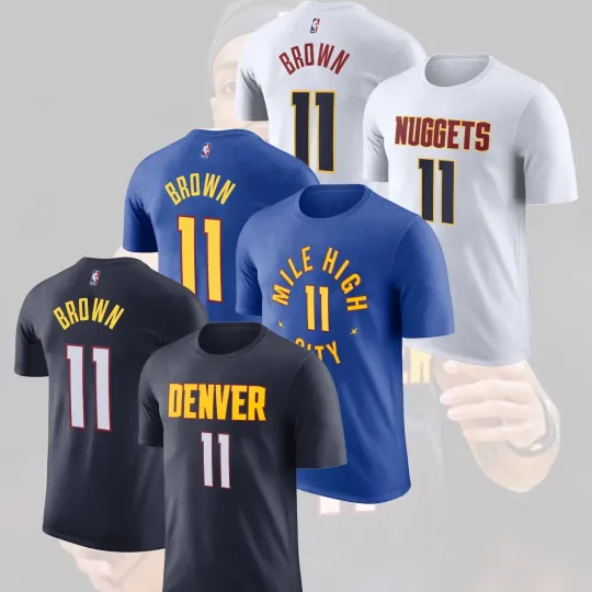 Discover Bruce Brown #11 Denver Nug.gets 2026 Player Name & Number for Fans