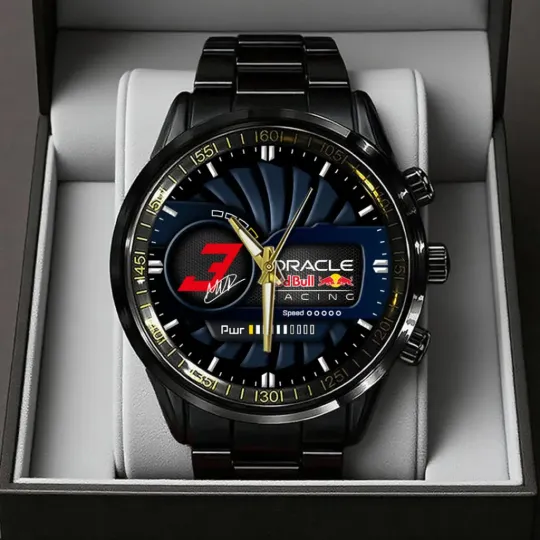 Discover Max Ver Stappen Black Steel Band Watch