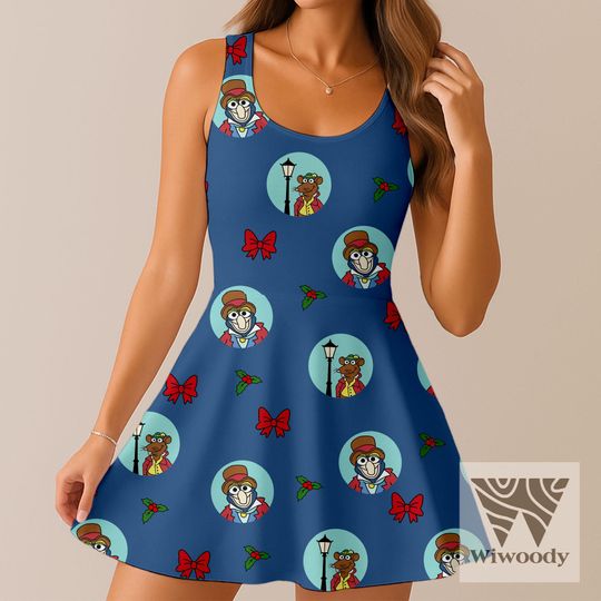 Discover The Muppet Christmas Carol Gonzo Light The Lamp Not Rat Skater Dress, Very Merry Christmas Dress, Disneyland Christmas  Party Outfit