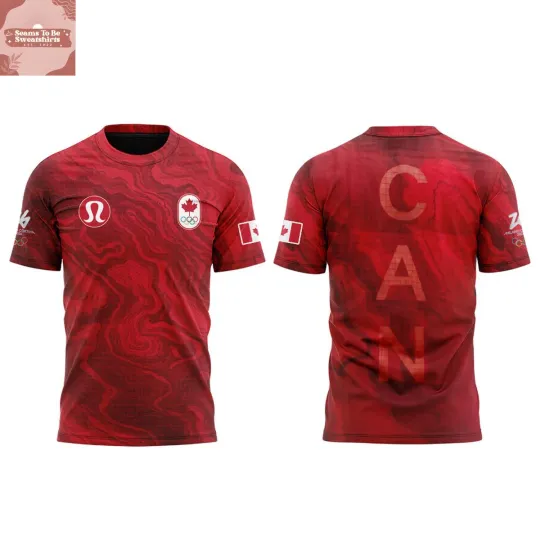Discover Team Canada 2026 Winter Olympics 3D T-Shirt