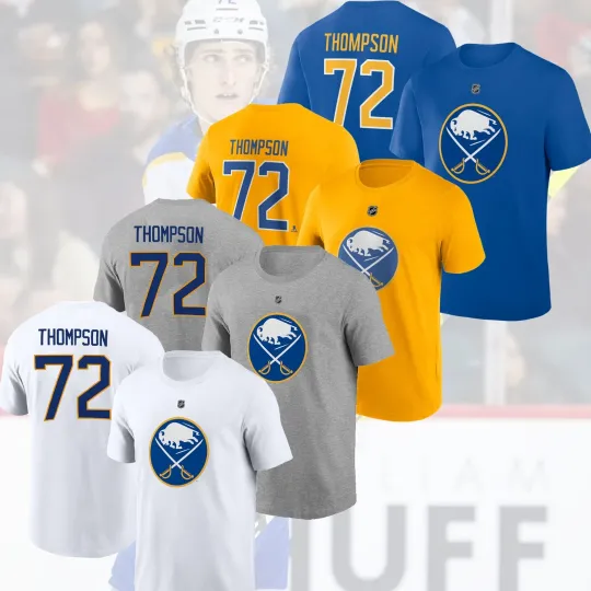 Discover Tage Thompson #72 Buffalo 2026 Name & Number Unisex for Fans