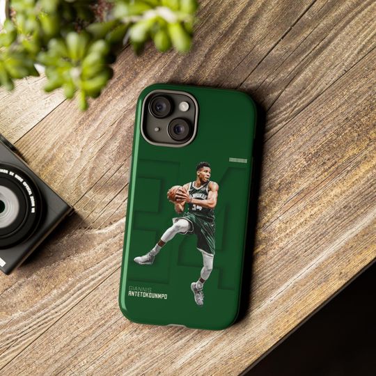 Giannis Antetoko Custom Basketball Phone Case for iPhone 15, 15 Pro Max, iPhone 15 Pro, iPhone 14, iPhone 13 Pro, iPhone 12, Galaxy S23