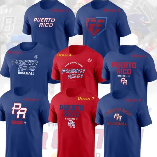 Discover Puerto Rico Baseball 2026 World Baseball Classic All Design Tshirt