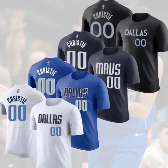 Discover Max Christie #00 Dallas Ma.vericks 2026 Player Name & Number for Fans
