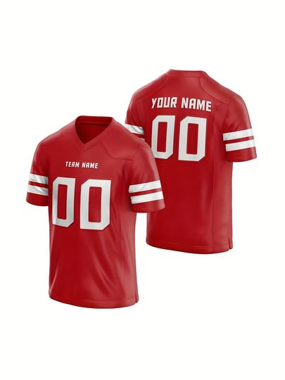 Discover Custom American Football Jersey with Name and Number