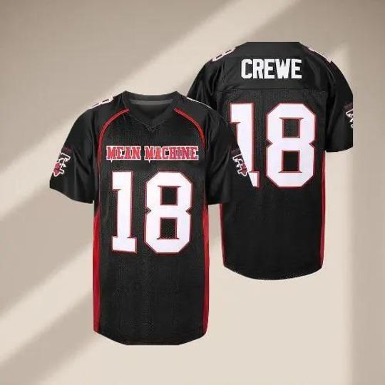 Discover Men's #18 Paul Crewe Mean Machine The Longest Yard Movie American Football Jersey