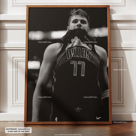 Luka Doni Poster, NBA MVP, Dallas Mavericks Basketball Print, Slovenian Basketball Wall Art, Sports Decor, Basketball, Luka Doncic Print