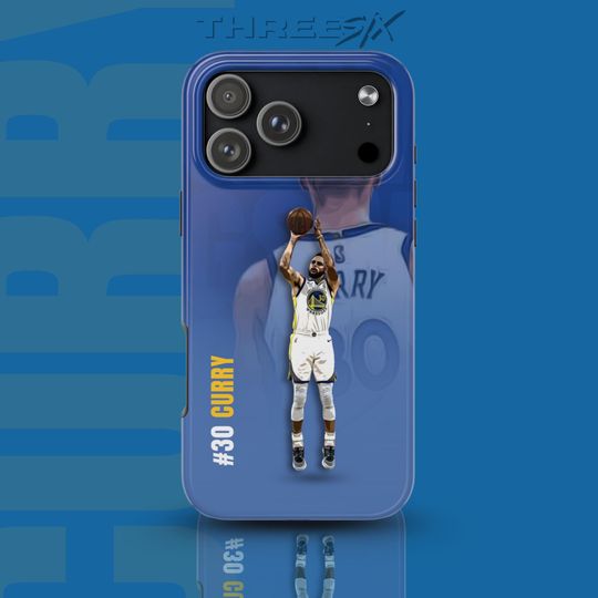 Steph Curry iPhone Case, Basketball Phone Cover, NBA Fan Gift