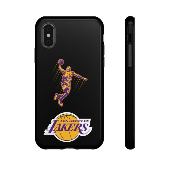 Discover Los Angeles Lakers Phone Case: NBA Basketball Design