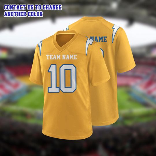 Discover Custom Football Jersey Personalized Men Women and Kids Uniform Team Name Number Logo for Fan Shirt Los Angeles clothes