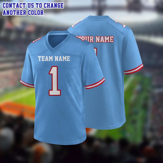 Discover Custom Tennessee Football Jersey Personalized Uniform Team Name Number Logo Shirt clothes Men women and kids Game Day Outfit