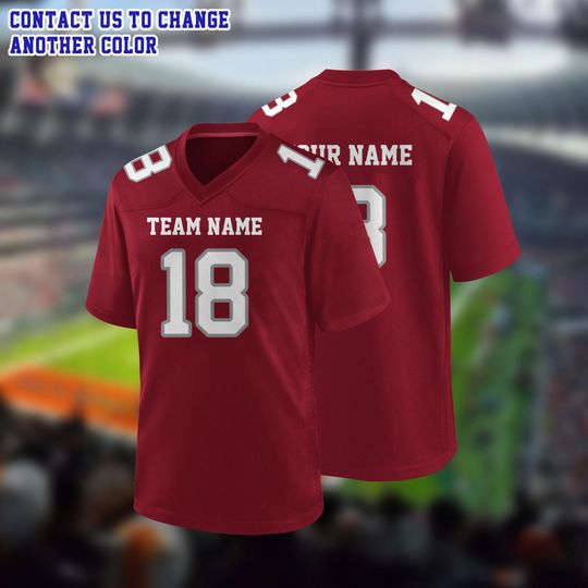 Discover Custom Arizonna Football Jersey Personalized Uniform Team Name Number Logo Shirt clothes Men women and kids Game Day Outfit
