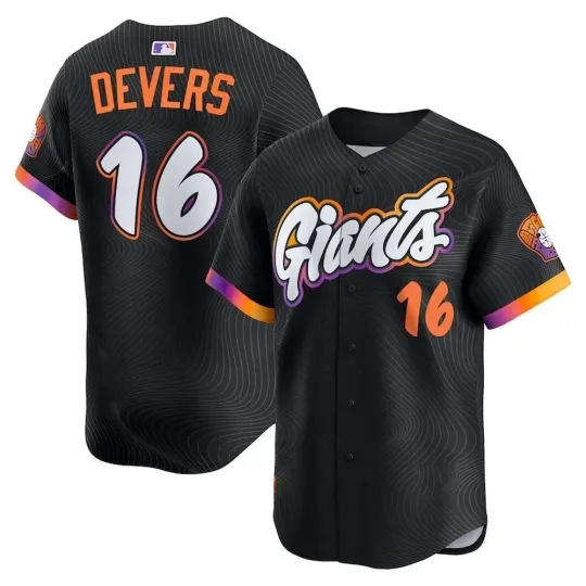 Discover Men's Giantss x R.  Deverss Black Jersey Giveaway - All Size