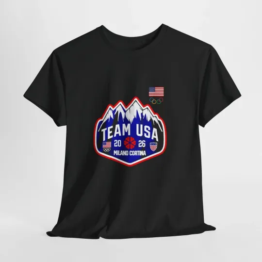 Team USA Milano Cortina 2026 Olympic Winter Games Logo T-Shirt