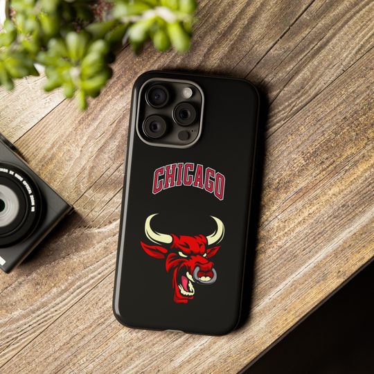 Chicago Bulls Phone Case: Impact Resistant NBA Sports Design