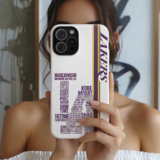 Discover Lakers Basketball Tough Phone Case, Sporty Vibe