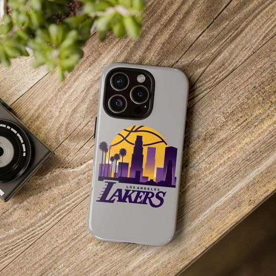 Discover LA Lakers Tough Phone Case: Basketball Fan Gift