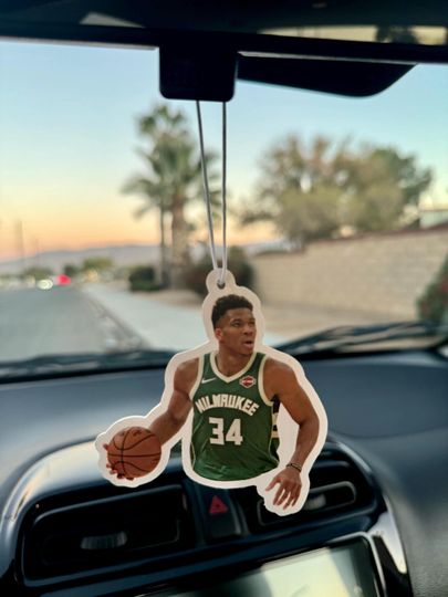 Giannis Greak Freek Antetoko Car Air Freshener / Perfect for Sports Lovers / Milwaukee