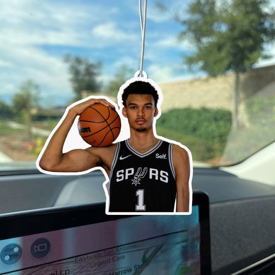 Discover Victor Wembanyama Car Air Freshener / Perfect for Sports Lovers / San Antonio
