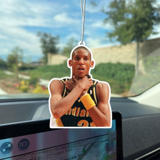 Discover Reggie Miller Car Air Freshener / Perfect for Sports Lovers / Indiana