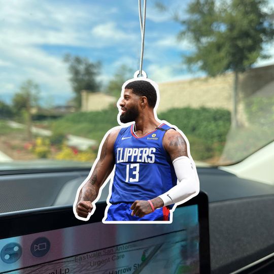 Paul George Car Air Freshener / Perfect for Sports Lovers / LA