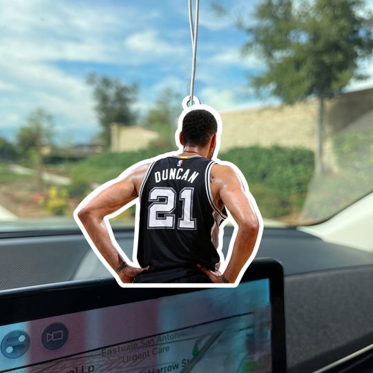 Tim Duncan Car Air Freshener / Perfect for Sports Lovers / San Antonio