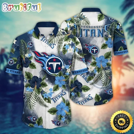 Discover Tennessee Football Titanss Team Hawaiian Shirt Button Down Unisex Adults