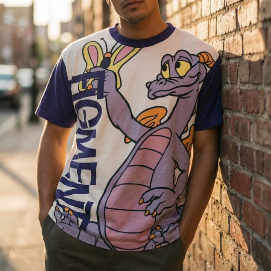 Discover Disney Figment Dragon 3D T-Shirt, Epcot Center Tour, Magic Kingdom, Family Matching Disney Vacation Shirts