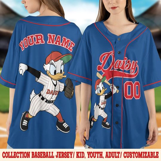 Discover Custom Name & Number Disney Mickey and Friends Special Baseball Collection, Choose Style Jersey, Disneyland Birthday Gift D2OV05-5