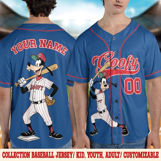 Discover Custom Name & Number Disney Mickey and Friends Special Baseball Collection, Choose Style Jersey, Disneyland Birthday Gift D2OV05-1