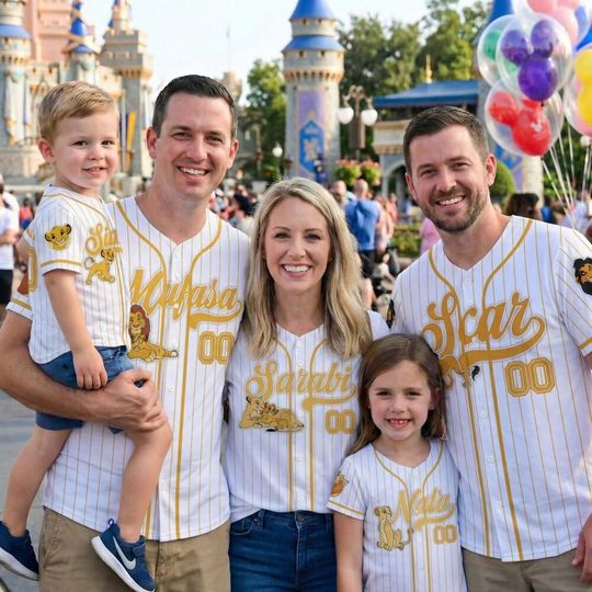 Discover Custom Disney The Lion King Simba Mufasa Simple Stripe, Custom Baseball Jersey Uniform, Disney Baseball Fan Lover Gift, Birthday Shirt