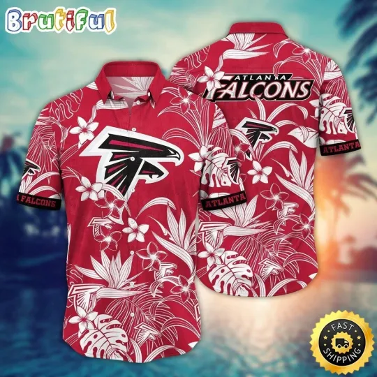 Atlanta Football Falconss Team Hawaiian Shirt Button Down Unisex Adults