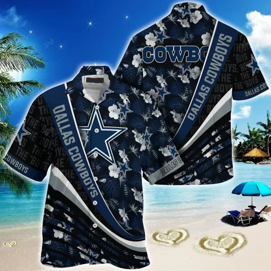 Discover Dallas Football Cowboyss Team Hawaiian Shirt Button Down Unisex Adults