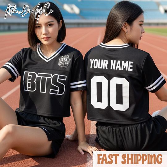 Discover Kpops Crop Top Basketball Jerseys, Custom Football Jersey, Jersey For Teen Girl Football Kpop Fan, World Tour 2026 Jersey